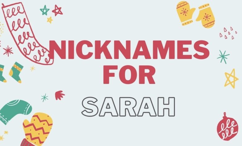 nicknames for sarah