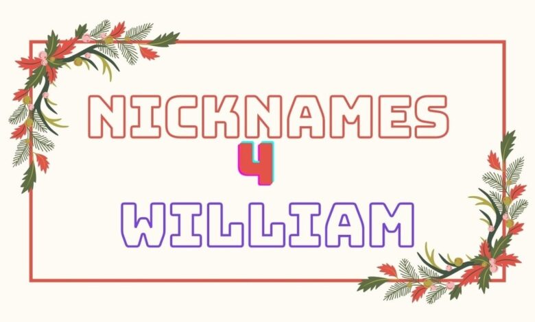 nicknames for William