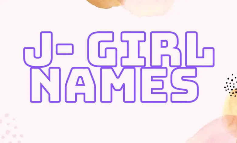 girl middle names that start with j