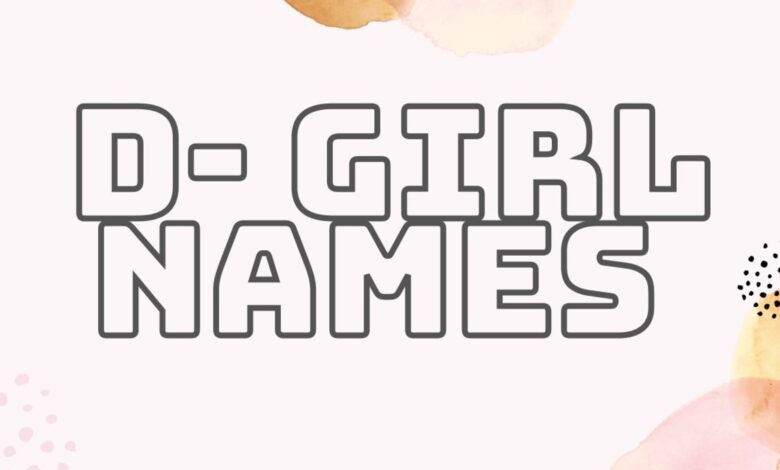 girl middle names that start with d