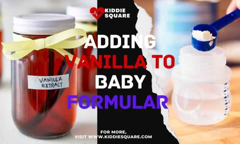 can i add vanilla extract to baby formula