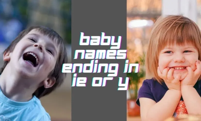 baby names ending in ie or y