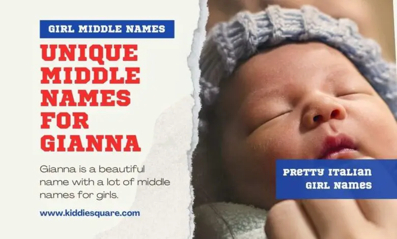 middle names for Gianna