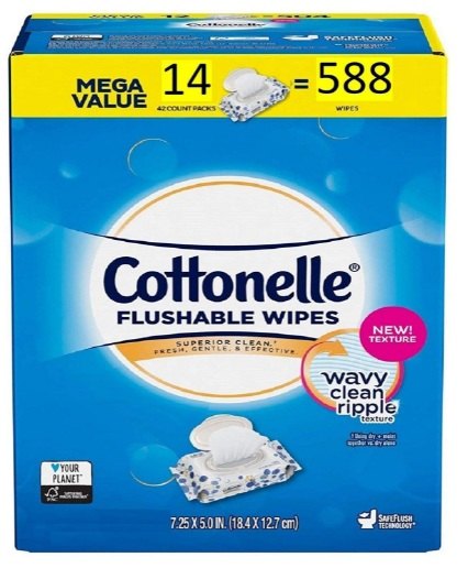 Cottonelle Flushable Wipes- Can you flush baby wipes